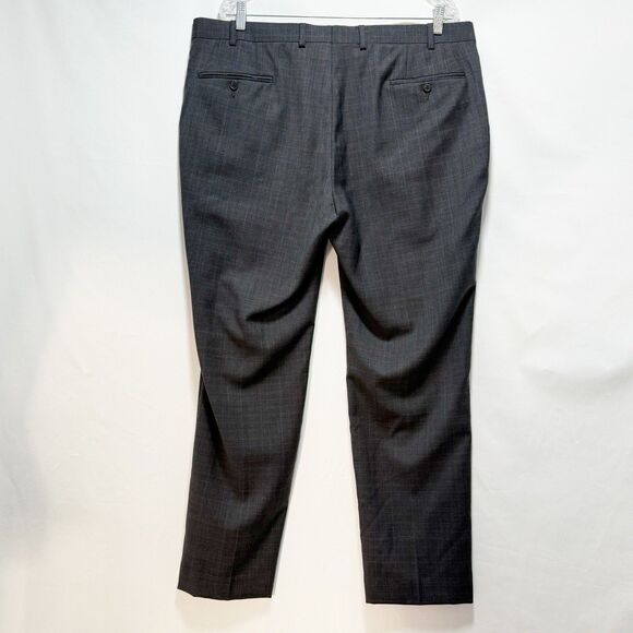 Lauren Ralph Lauren Men’s Wool Blend Dress Pants Gray 38x30 Flat Front - Picture 2 of 13